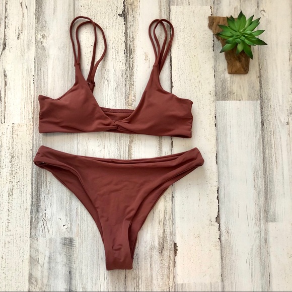 Other - NWT Reddish/ Tan Bikini